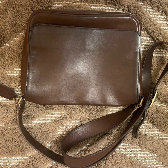 Coach|| Vintage Manhattan Lightweights Bistro Shoulder Bag from 1994, Rare,Brown - Picture 3 of 13